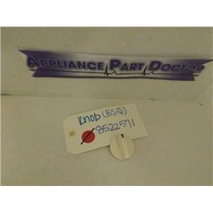 WHIRLPOOL STOVE 8522571 KNOB (BSQ) USED