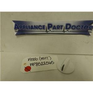 MAYTAG WHIRLPOOL STOVE WP8522565 KNOB (WHT) USED