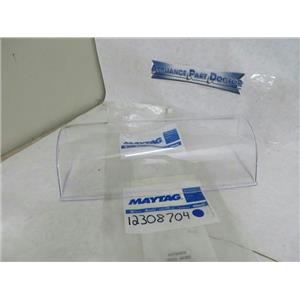 MAYTAG WHIRLPOOL REFRIGERATOR 12308704 DAIRY DOOR (CLEAR ) NEW