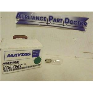 MAYTAG WHIRLPOOL DRYER 22002263 LAMP (10 WATT) NEW