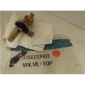 FRIGIDAIRE ELECTROLUX  STOVE 316020401 TOP VALVE NEW