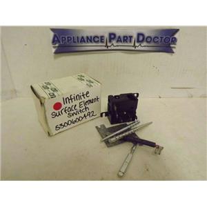 FRIGIDAIRE WESTINGHOUSE STOVE 5300600492 INFINITE SURFACE ELEMENT SWITCH NEW