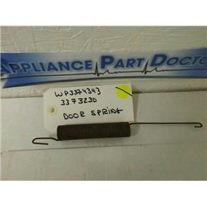 WHIRLPOOL KENMORE DISHWASHER WP3374343 3373230 DOOR SPRING USED