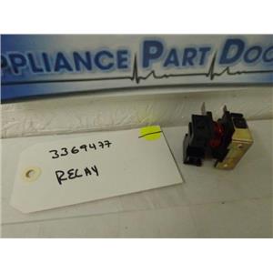 WHIRLPOOL KENMORE DISHWASHER 3369447 RELAY USED