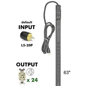 APC AP7530 Basic Rack PDU Zero U 20A 120V 1920VA (24)5-20, L5-20P REF