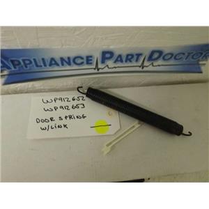 JENN AIR MAYTAG DISHWASHER WP912652 WP912653 DOOR SPRING W/LINK USED