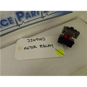 WHIRLPOOL KENMORE DISHWASHER 3369063 MOTOR RELAY USED