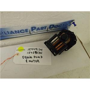 FRIGIDAIRE KENMORE DISHWASHER 154491301 154580301 DRAIN PUMP & MOTOR USED