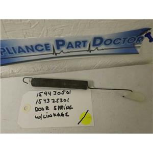 FRIGIDAIRE KENMORE DISHWASHER 154430501 154325201 DOOR SPRING W/LINKAGE USED