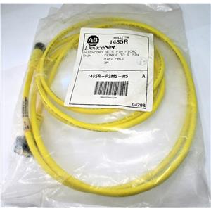 Allen-Bradley 1485R-P3M5-R5 Ser. A Devicenet Patchcord Thin New