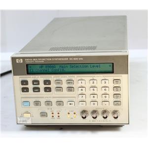 HP/Agilent 8904A DC-600kHz Multifunction Synthesizer / Generator OPT 002 005