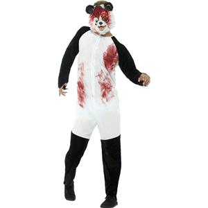 Smiffy's Men's Deluxe Zombie Panda Adult Costume and Mask Size Medium Gory