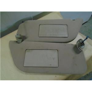 2003 2004 FORD F250 F350 LARIAT SUN VISORS ( TAN IN COLOUR) OEM