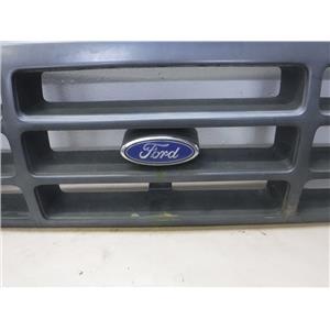 1995 96 97 FORD F250 F350 XL GRILL ( GREY ) 7.3 L DIESEL CREW CAB  ( OEM )