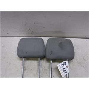 2005 - 2007 FORD F350 F250 CREW CAB REAR SEAT (GREY) CLOTH HEAD RESTS