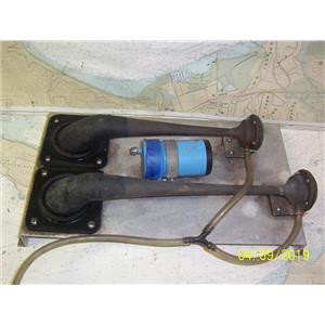 Boaters’ Resale Shop of TX 1904 0755.01 AFI DUAL AIR HORN ASSEMBLY WITH CUT HOSE