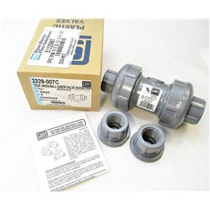 Spears 2229-007C 3/4" CPVC True Union Check Valve Socket/FIPT New