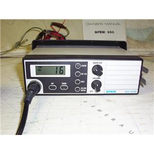 Boaters’ Resale Shop of TX 1904 0777.01 SI-TEX 950 MARINE VHF RADIO. MIC, MANUAL