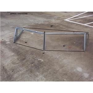 Boaters’ Resale Shop of TX 1909 4251.01 VINTAGE THOROUGHBRED WINDSHEILD FRAME