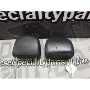 2003 - 2005 DODGE RAM LARAMIE FRONT SEAT HEAD RESTS LEATHER GREY OEM