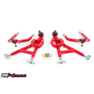 UMI Performance 93-02 Camaro Front A-Arm Kit, Adjustable, Drag