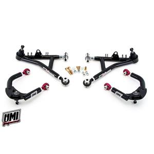 UMI Performance 93-02 Camaro Front A-arm Kit, Adjustable, CrMo, Drag Race