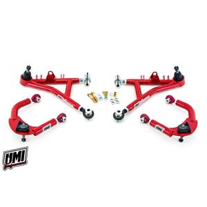 UMI Performance 93-02 Camaro Front A-arm Kit, Adjustable, CrMo, Drag Race