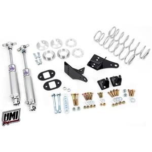 UMI Performance 78-88 Monte Carlo Rear Coilover Kit, Bolt In, 2”-3” Drop