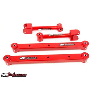 UMI Performance 64-67 Chevelle Rear Control Arm Kit, Boxed Lowers