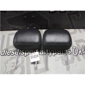 2000 - 2002 DODGE RAM 1500 SLT FRONT SEAT LEATHER HEAD RESTS CHARCOAL OEM