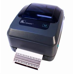 Zebra GK420t GK42-100110-000 Thermal Barcode Label Tag Printer Serial USB 203DPI