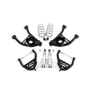 UMI 64-67 Chevelle A Body Front Upper & Lower Control Arm & ViKing CoilOvers Kit
