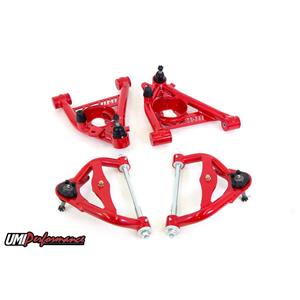 UMI Performance 303133-1-R GM G-Body Upper and Lower Front Control Arm Kit Std. Upper Ball Joint -Re