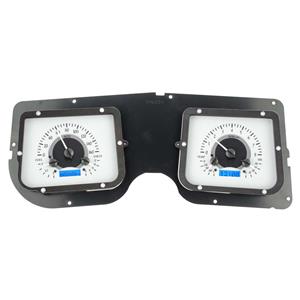 1968 Chevy Chevelle VHX System, Silver Face - Blue Display