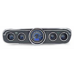 1965-66 Ford Mustang VHX System, Carbon-Fiber - Blue Display