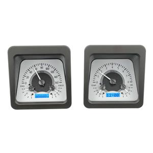 1969 Chevy Camaro VHX System Satin Alloy Style Face - Blue Display