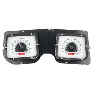 1968 Chevy Chevelle VHX System, Silver Face - Red Display