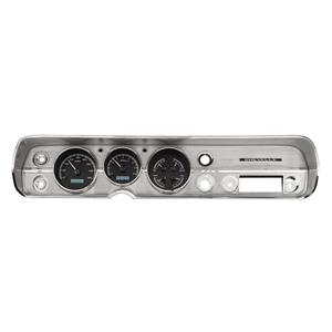 Dakota Digital 64 65 Chevy Chevelle El Camino Analog Dash Gauges Kit Black Alloy White VHX-64C-CVL-K