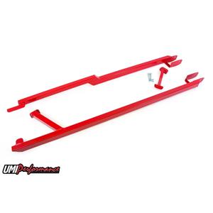 UMI Performance 82-92 Camaro F-Body Boxed Style Weld In Subframe Connectors Red