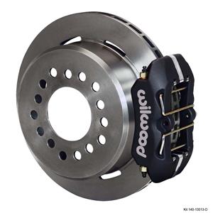 Wilwood 64-70 BOP Axle Rear Disc Brake Kit 11" Plain Rotor Black Caliper