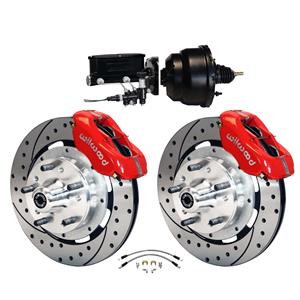 Wilwood 68-74 Nova X-Body Power Front Disc Big Brake Kit Drilled 12"