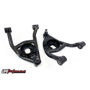 UMI Performance 4031-B GM A-Body UMI Performance Lower Front Control Arm Kit Poly Bushing - Black