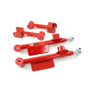 UMI Performance 101516-R Ford Mustang Upper & Lower Rear Control Arms - Red