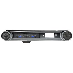 Dakota Digital 65 Chevy Impala VHX Analog Dash Gauges Instruments Black Alloy Blue VHX-65C-IMP-K-B