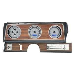 Dakota Digital 70 71 72 Oldsmobile Cutlass VHX Gauge Silver Blue VHX-70O-CUT-S-B