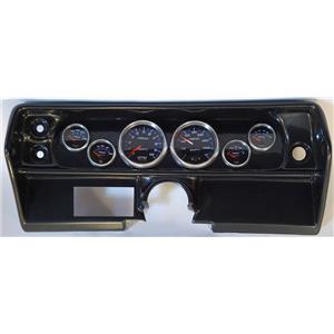 68 Nova Carbon Dash Carrier w/Auto Meter Cobalt Gauges