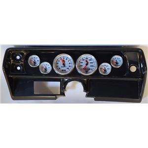 68 Nova Carbon Dash Carrier w/Auto Meter C2 Gauges