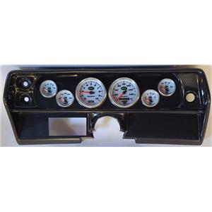68 Nova Carbon Dash Carrier w/Auto Meter NV Gauges