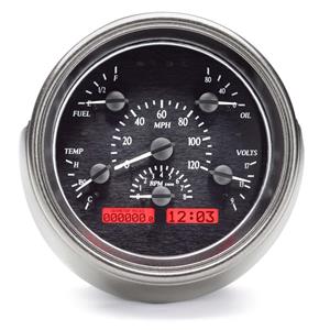 1951 Ford VHX System, Black Face - Red Display