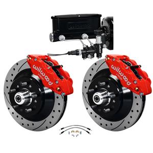 Wilwood 68-74 Nova X-Body Manual Front Disc Big Brake Kit Drilled 13"